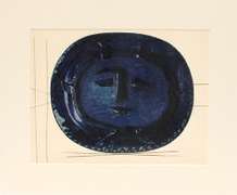 Very rare Picasso offset lithograph in gloss coated from 1948