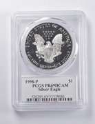 PR69 DCAM 1998-P American Silver Eagle Signed Moy PCGS