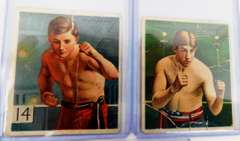 3 Early Boxing Tobacco Trade Cards