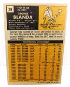 George Blanda 1971 Topps Football Card