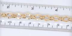 Gorgeous Yellow Gold Fancy Link Bracelet