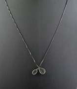 Spectacular 14kt White Gold Teardrop Tanzanite Necklace