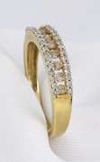 Pretty Band with Champagne & White Diamonds