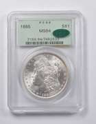 MS64 1885 Morgan Silver Dollar CAC PCGS