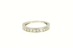 Platinum 1.00 Ctw Diamond Channel Wedding Band Ring