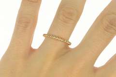 14K Yellow Gold Pandora Eternal Clouds Designer Stackable Ring