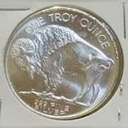 1 oz. .999 Silver round - Buff/Indian Unc