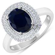 14 Kt White Gold Aquamarine Earrings