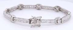925 Sterling Silver Cubic Zirconia Bracelet