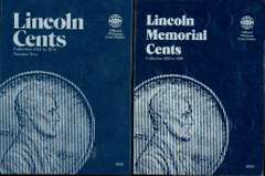 Set of Lincoln Wheat Cents 1941-1998-S in Albums