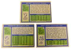 3 Topps 1972 Football Greats Cards