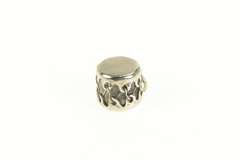 Sterling Silver 3D Traditional Drum Music Instrument Charm/Pendant