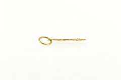 14K Yellow Gold Brat Spoiled Word Cut Out Novelty Funny Charm/Pendant