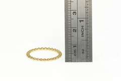 14K Yellow Gold Pandora Eternal Clouds Designer Stackable Ring