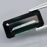 Elegant 1.39ct 10.6mm untreated gray blue Tourmaline