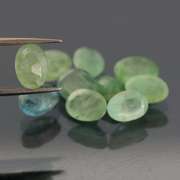 Large 7.63ct 10 piece Zambian Emerald set