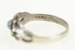 Sterling Silver Native American Turquoise Baby Child's Ring