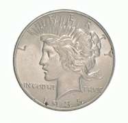 1935 Peace Silver Dollar