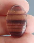 Collectors 25.05ct untreated banded Fluorite