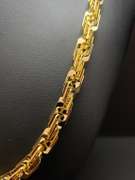 Huge 100.7 Gram 14 Kt Gold Plated Rope Chain