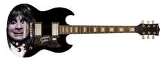 Ozzy Osbourne Autographed Signed Poster Graphics Photo Guitar ACOA