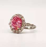 Beautiful Pink Sapphire Cocktail Ring