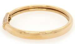 Van Cleef & Arpel 0.75ctw Diamond Bangle Bracelet in 18K
