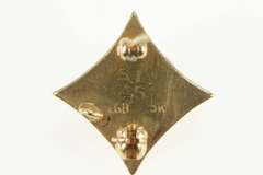 10K Yellow Gold Alpha Iota Lambda Black Enamel Lapel Frat. Pin/Brooch