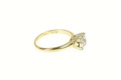 14K Yellow Gold 0.36 Ct VS1 Old European Diamond Engagement Ring