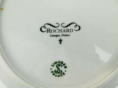 6 Vintage Rochard Limoges Fruit Plates