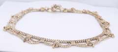 Vintage 925 Sterling Silver Indian Anklet