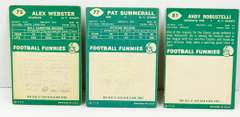 3 Topps 1960 Football Cards, NY Giants