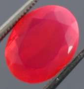 Superb 1.72ct faceted flamingo pink Opal