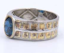 Vintage 925 Sterling Silver Cubic Zirconia Ring