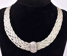 Braided Sterling Silver Necklace