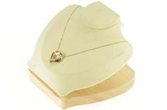 14K Yellow Gold Princess Sapphire Diamond Classic Heart Pendant