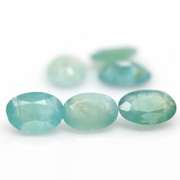Excellent 8.56ct blue green Grandidierite set