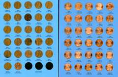 Set of Lincoln Wheat Cents 1941-1998-S in Albums