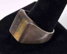 Mysterious Gem Set In Sterling Ring