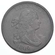 1806 Draped Bust Half Cent