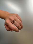 14kt Solid Yellow Gold, Ruby, & Diamond Ring
