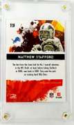 Matthew Stafford 2009 Donruss Rookie Football Card