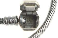 Sterling Silver Pandora Moments Designer Snake Charm Necklace