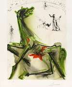 Original hand signed Dali embossed lithograph