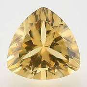 8MM TRILLION DARK CITRINE (CHECKERBOARD) LOOSE GEMSTONE