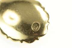 14K Yellow Gold 1960's I Love You Enamel Bouquet Basket Charm/Pendant