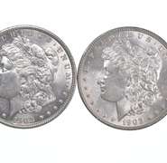 Lot (2) 1903 Morgan Silver Dollars