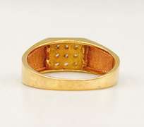 14kt Solid Yellow & Rose Gold Men's Ring