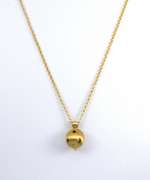 Moon & Stars Globe Pendant on Necklace