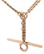 Vintage Polished Pocket Watch Fob Chain in 14K